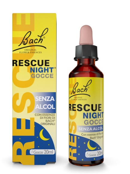 RESCUE ORIGINAL NIGHT SENZA ALCOL GOCCE 20 ML - FarmaLucia