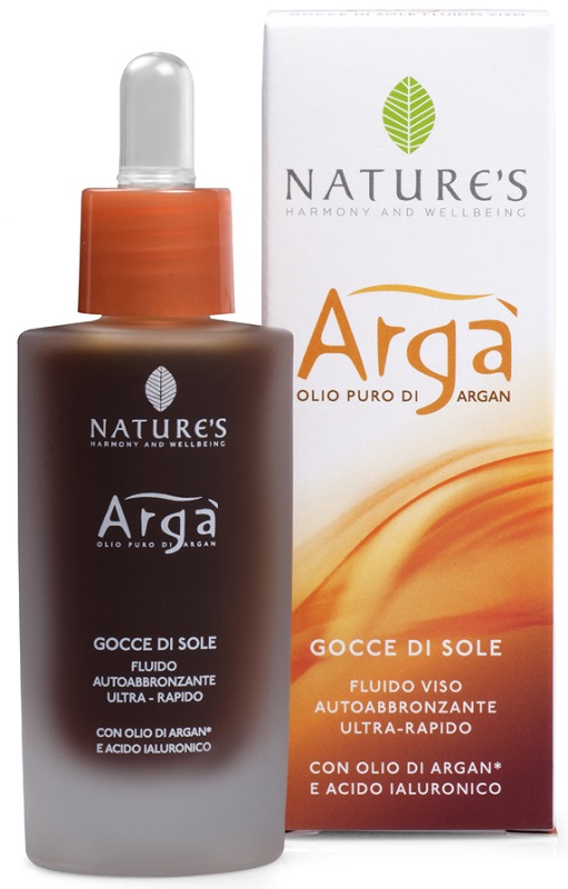 ARGA' GOCCE DI SOLE VISO FLUIDO AUTOABBRONZANTE 30 ML NATURE'S - FarmaLucia