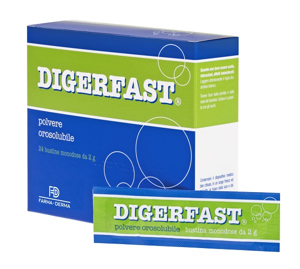 DIGERFAST POLVERE 24 BUSTINE MONODOSE 2 G - FarmaLucia
