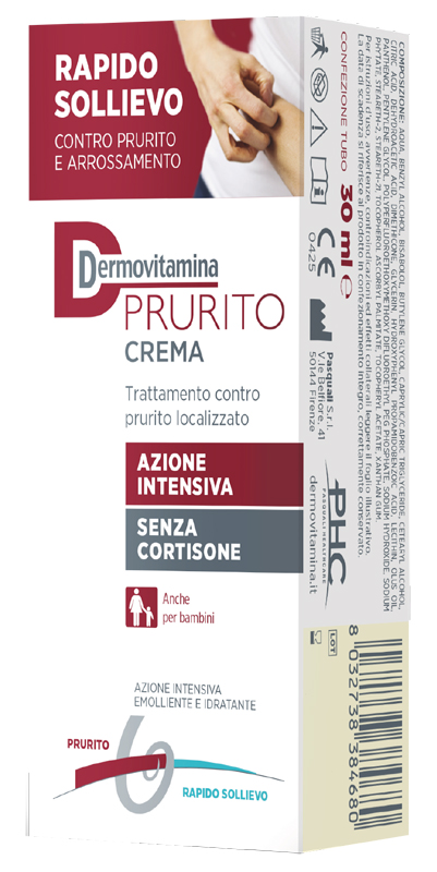 DERMOVITAMINA PRURITO CREMA AZIONE INTENSIVA SENZA CORTISONE 30 ML - FarmaLucia