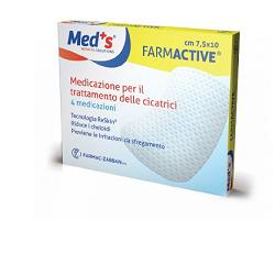 CEROTTO FARMACTIVE CICATRICI 7,5X10 CM 4 PEZZI - FarmaLucia