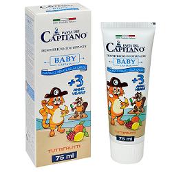PASTA CAPITANO DENTIFRICIO BABY T FRU 75 ML - FarmaLucia