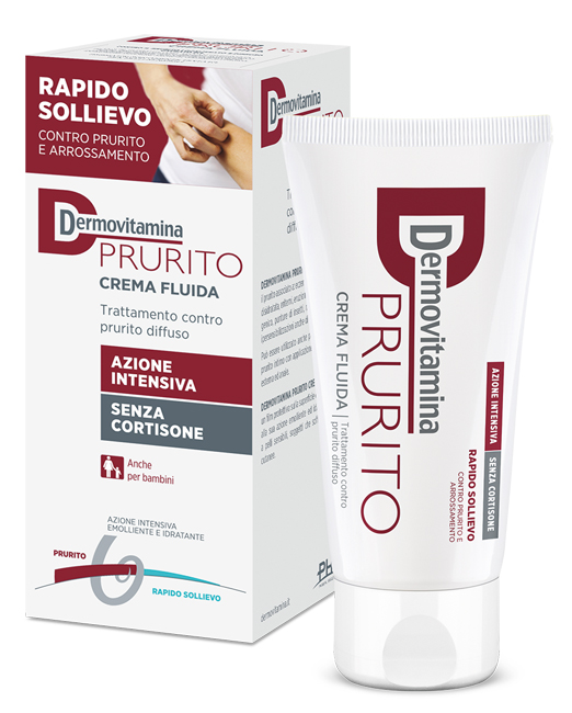 DERMOVITAMINA PRURITO CREMA FLUIDA AZIONE INTENSIVA SENZA CORTISONE 150 ML - FarmaLucia