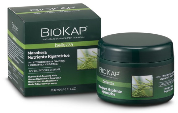 BIOKAP BELLEZZA MASCHERA NUTRIENTE/RIPARATRICE 200 ML BIOSLINE - FarmaLucia