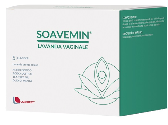 SOAVEMIN LAVANDA VAGINALE 5 FLACONI 100 ML - FarmaLucia