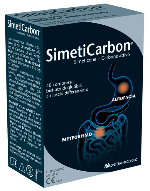 SIMETICARBON 40 COMPRESSE - FarmaLucia