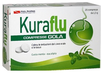 KURAFLU GOLA EUCALIPTO 20 COMPRESSE 1,5 G - FarmaLucia