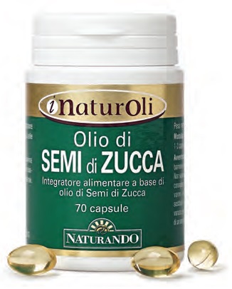 NATUROLI OLIO DI SEMI DI ZUCCA 70 CAPSULE - FarmaLucia