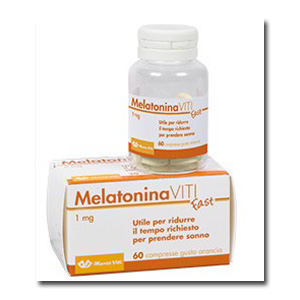 MELATONINA VITI FAST 1MG 60 COMPRESSE GUSTO ARANCIA - FarmaLucia