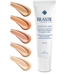 RILASTIL CAMOUFLAGE FONDOTINTA CORRETTIVO FLUIDO ELEVATA COPRENZA 10 30 ML - FarmaLucia