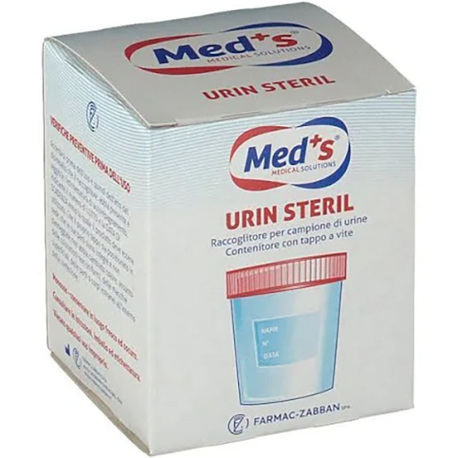CONTENITORE MEDS URINA STERILE SOTTOVUOTO 120 ML - FarmaLucia