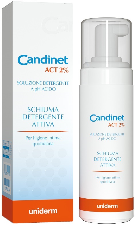 CANDINET ACT 2% SCHIUMA DETERGENTE ATTIVA 150 ML - FarmaLucia