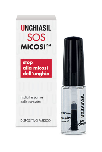 ANTIMICOTICO UNGHIASIL SOS MICOSI IN FLACONE DI VETRO 5 ML CON PENNELLO APPLICATORE + ASTUCCIO - FarmaLucia
