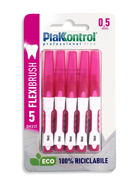 PLAKKONTROL SCOVOLINO INTERDENTALE FLEXI BRUSH05 BLISTER 5 PEZZI - FarmaLucia