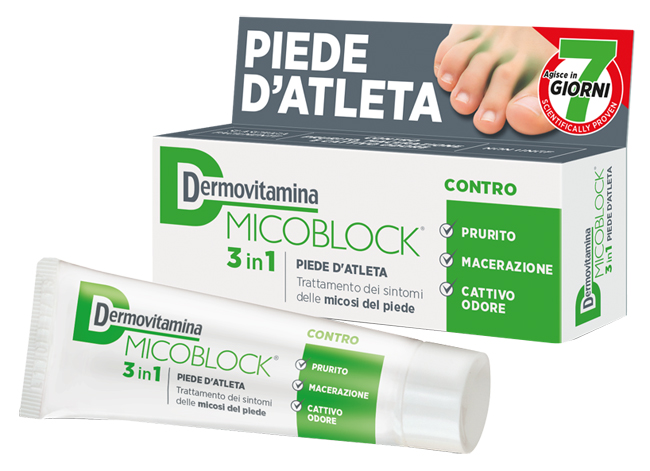 DERMOVITAMINA MICOBLOCK 3 IN 1 PIEDE D'ATLETA 30 ML - FarmaLucia