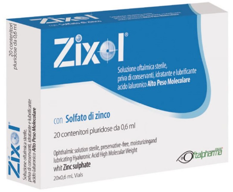 GOCCE OCULARI ZIXOL 20 FLACONCINI 0,6 ML - FarmaLucia
