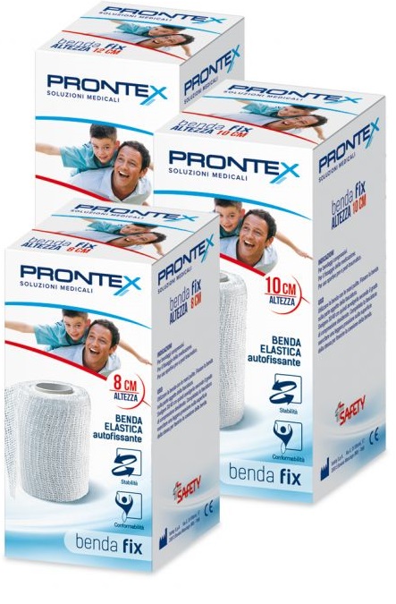 BENDA ELASTICA PRONTEX FIX AUTOFISSANTE 12 CM DI ALTEZZA PER4 METRI IN ESTENSIONE 1 PEZZO - FarmaLucia
