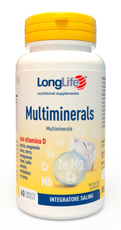 LONGLIFE MULTIMINERALS 60 TAVOLETTE RIVESTITE - FarmaLucia