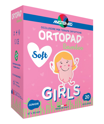 CEROTTO OCULARE PER ORTOTTICA ORTOPAD SOFT GIRLS JUNIOR 20 PEZZI - FarmaLucia