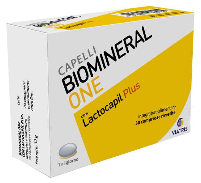 BIOMINERAL ONE LACTOCAPIL PLUS 30 COMPRESSE - FarmaLucia