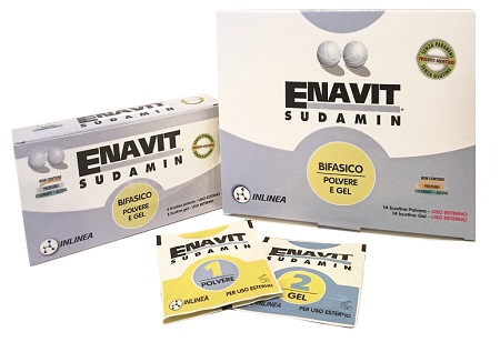 ENAVIT SUDAMIN BIFASICO 6 BUSTINE POLVERE + 6 BUSTINE GEL - FarmaLucia