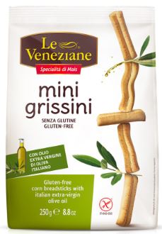 LE VENEZIANE MINI GRISSINI 250 G - FarmaLucia