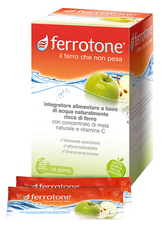 FERROTONE APPLE 28 SACCHETTI 25 ML - FarmaLucia