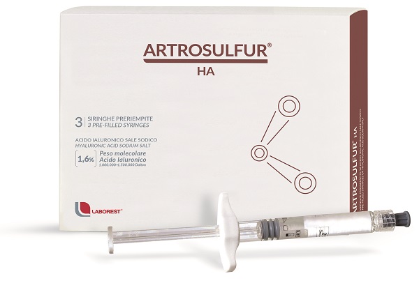 SIRINGA INTRA-ARTICOLARE ARTROSULFUR HA ACIDO IALURONICO 1,6% 2 ML 3 PEZZI - FarmaLucia