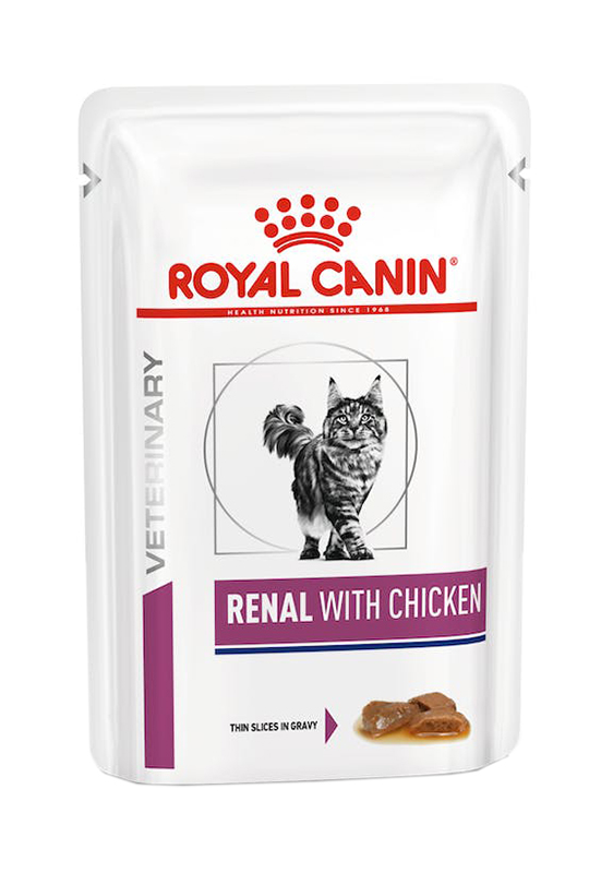 VETERINARY HEALTH NUTRITION WET CAT RENAL CHICKEN 12X85 G - FarmaLucia