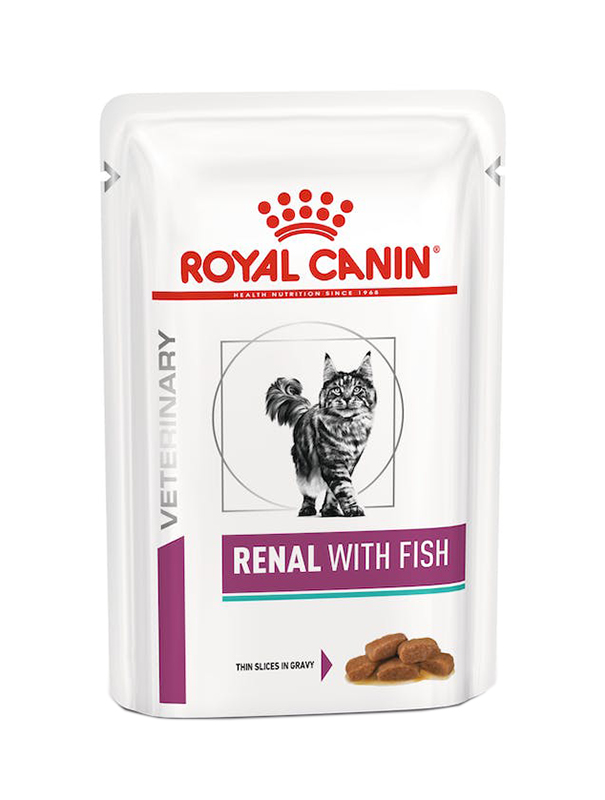 VETERINARY HEALTH NUTRITION WET CAT RENAL FISH 12X85 G - FarmaLucia