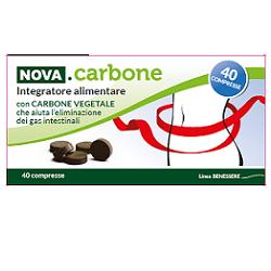 NOVA CARBONE VEGETALE 40 COMPRESSE - FarmaLucia