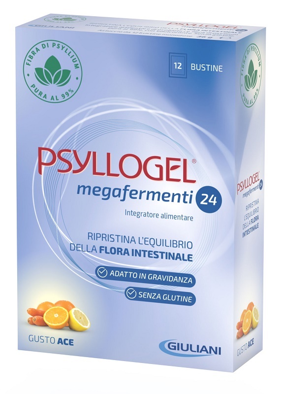 PSYLLOGEL MEGAFERMENTI 24 ACE 12 BUSTE 3 G - FarmaLucia