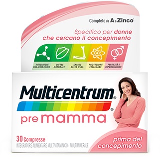 MULTICENTRUM PRE MAMMA 30 COMPRESSE - FarmaLucia