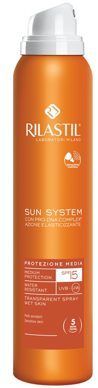 RILASTIL SUN SYSTEM PHOTO PROTECTION THERAPY SPF15 TRANSPARENT SPRAY 200 ML - FarmaLucia