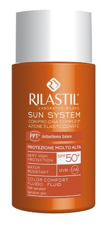 RILASTIL SUN SYSTEM PHOTO PROTECTION THERAPY SPF50+ COMFORT COLOR 50 ML - FarmaLucia
