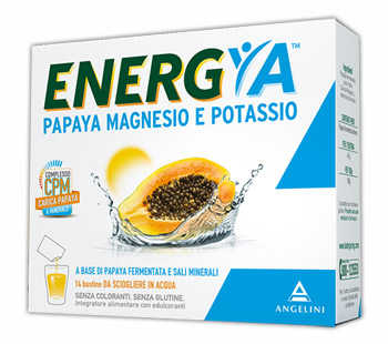 ENERGYA PAPAYA MAGNESIO POTASSIO 14 BUSTINE - FarmaLucia