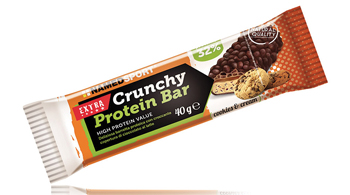 CRUNCHY PROTEINBAR COOKIES & CREAM 1 PEZZO 40 G - FarmaLucia