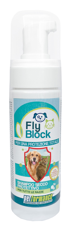 PETFORMANCE FLYBLOCK SHAMPOO SECCO CANI/GATTI 150 ML - FarmaLucia