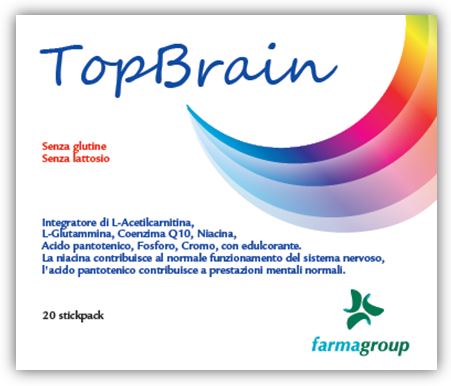 TOPBRAIN 20 STICK 4,5 G - FarmaLucia