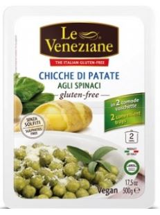 LE VENEZIANE CHICCHE DI PATATE AGLI SPINACI 500 G - FarmaLucia