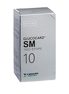 TEST STRIPS PER MISURAZIONE GLICEMIA GLUCOCARD SM 10 PEZZI - FarmaLucia