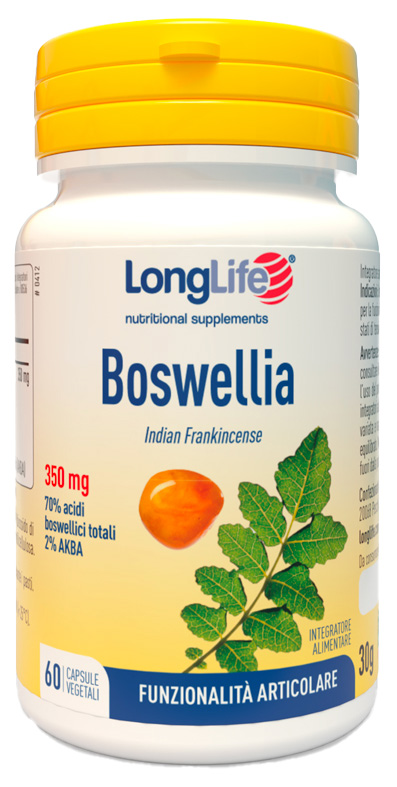 LONGLIFE BOSWELLIA 60 CAPSULE VEGETALI - FarmaLucia