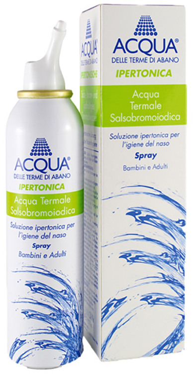 ACQUA DELLE TERME DI ABANO IPERTONICA SPRAY IRRIGAZIONE NASALE 125 ML - FarmaLucia