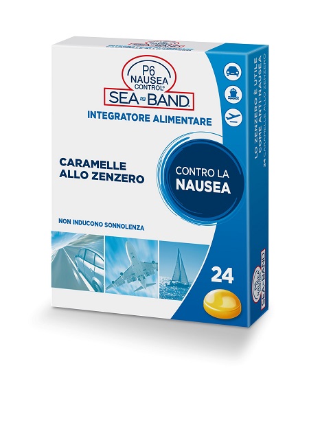 P6 NAUSEA CONTROL CARAMELLE ANTI NAUSEA VIAGGIO ALLO ZENZERO 24 PEZZI - FarmaLucia
