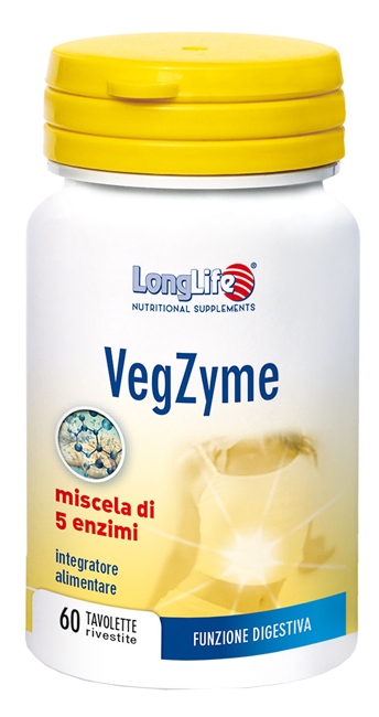 LONGLIFE VEGZYME 60 TAVOLETTE - FarmaLucia