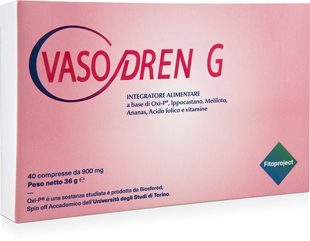 VASODREN G 40 COMPRESSE DA 900 MG - FarmaLucia