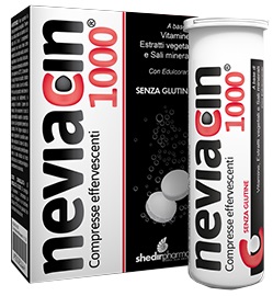 NEVIACIN 1000 20 COMPRESSE EFFERVESCENTI - FarmaLucia