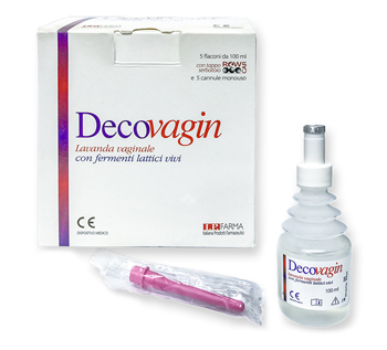DECOVAGIN 5 FLACONI DA 100 ML + 5 CANNULE MONOUSO - FarmaLucia