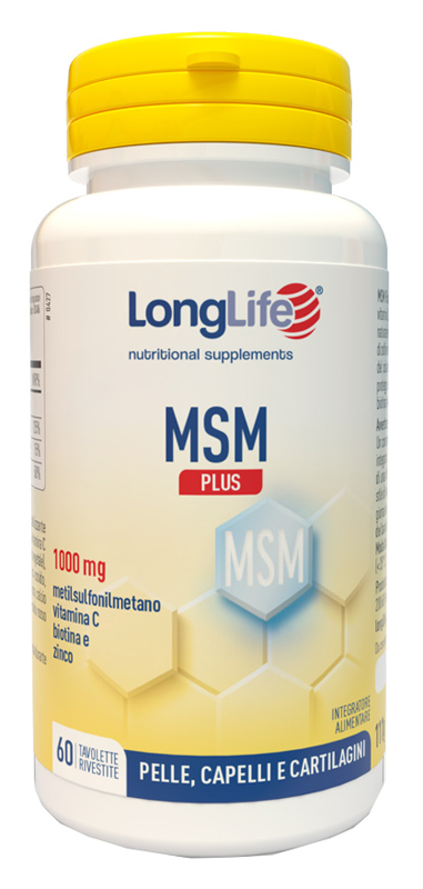 LONGLIFE MSM PLUS 60 TAVOLETTE RIVESTITE DA 1,85 G - FarmaLucia