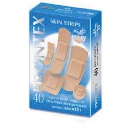 CEROTTO PRONTEX SKIN STRIPS 6 FORMATI ASSORTITI ASTUCCIO 40 PEZZI - FarmaLucia